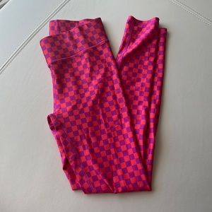 Terez checkered pink legging - XS